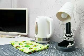 Хостел Какаду Хабаровск Жилая комната со своим санузлом и общей мини-кухней "Сhocolate" С19-119 (4-5)-15